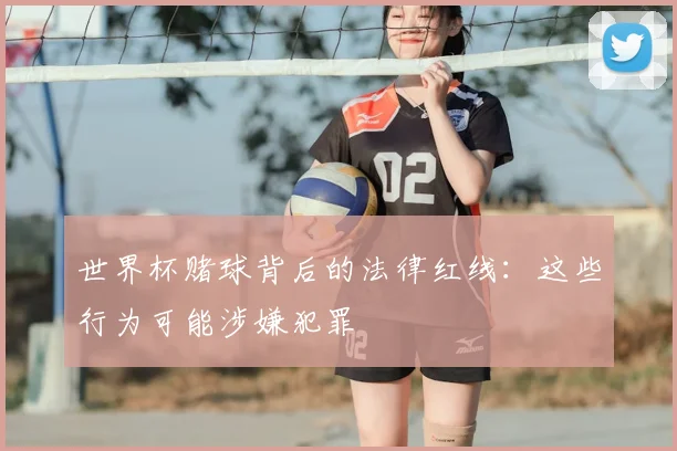 世界杯赌球背后的法律红线：这些行为可能涉嫌犯罪