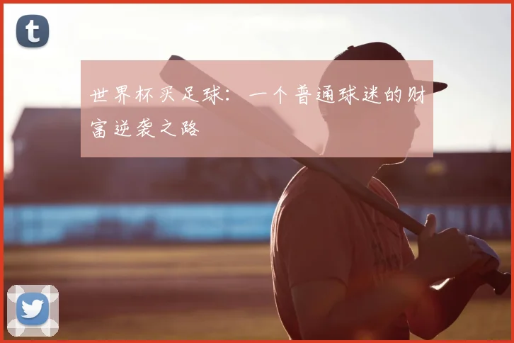 世界杯买足球：一个普通球迷的财富逆袭之路